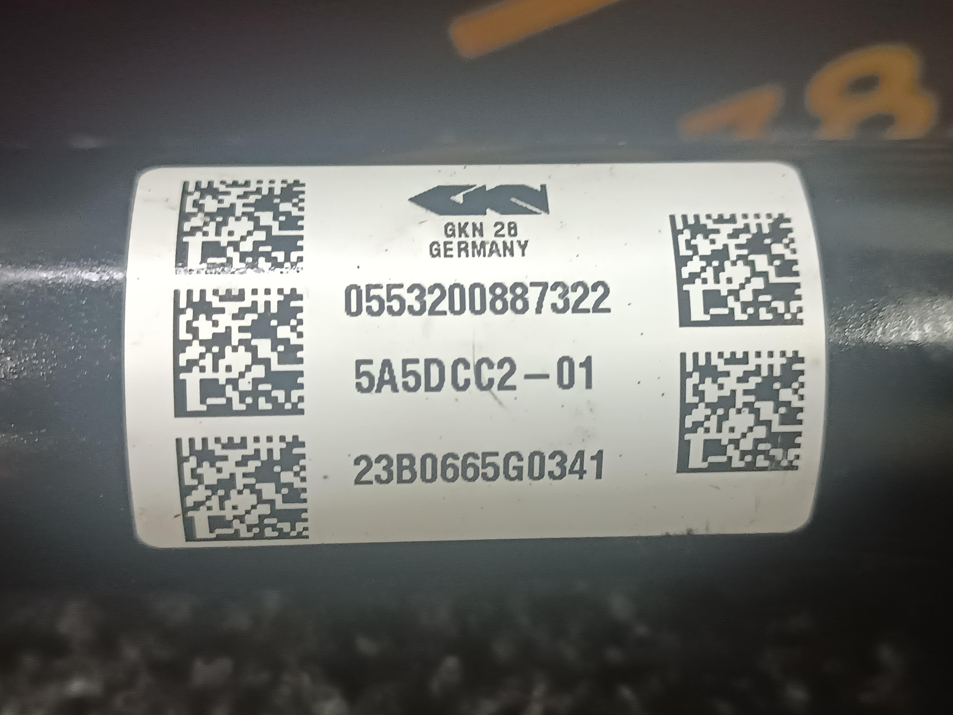 Б/у Піввісь задня права (привідний вал шрус) BMW XM G09 - 1