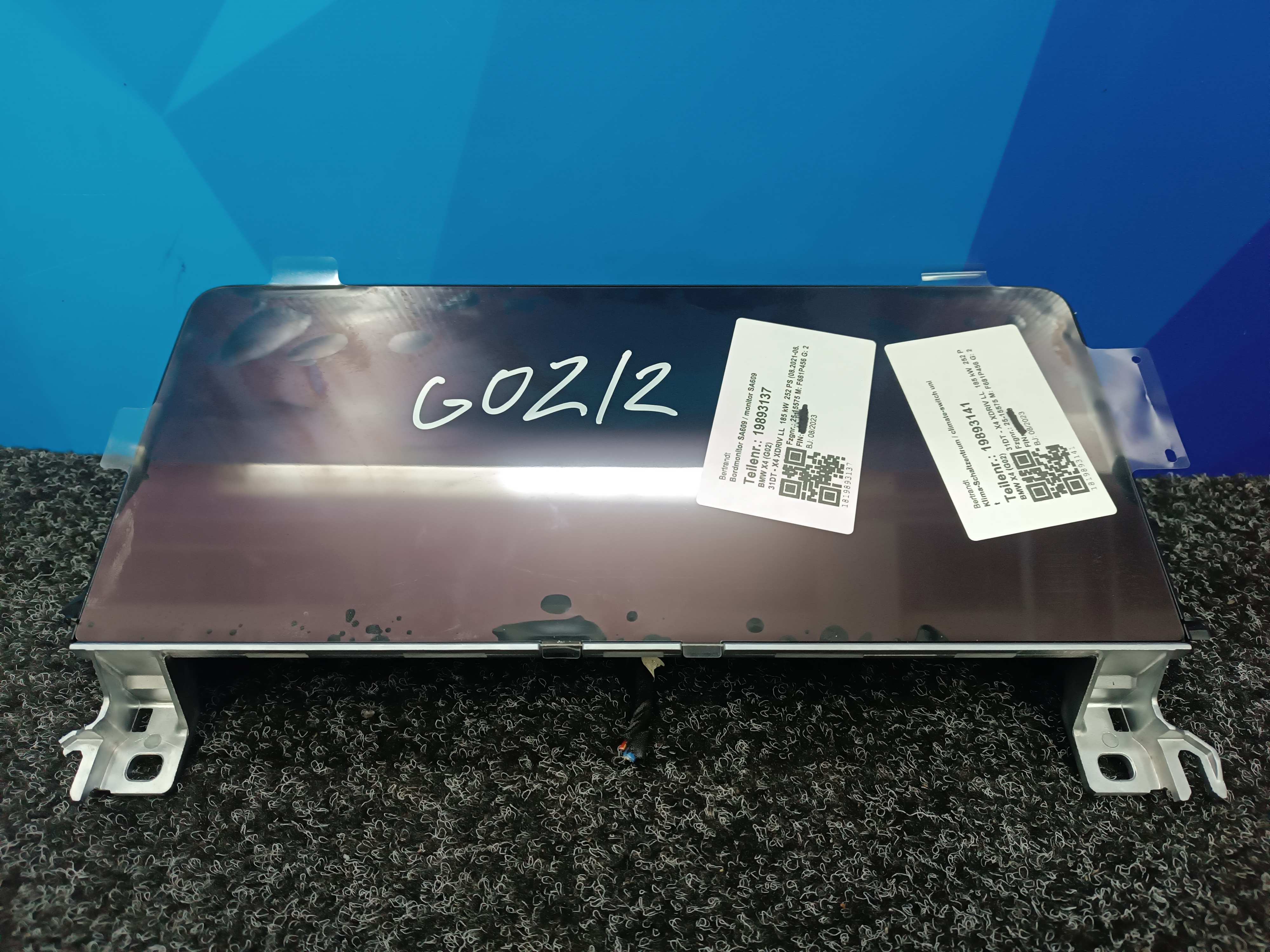 Б/у Монітор (дисплей комп`ютера центральний) BMW X4 G02 - 1