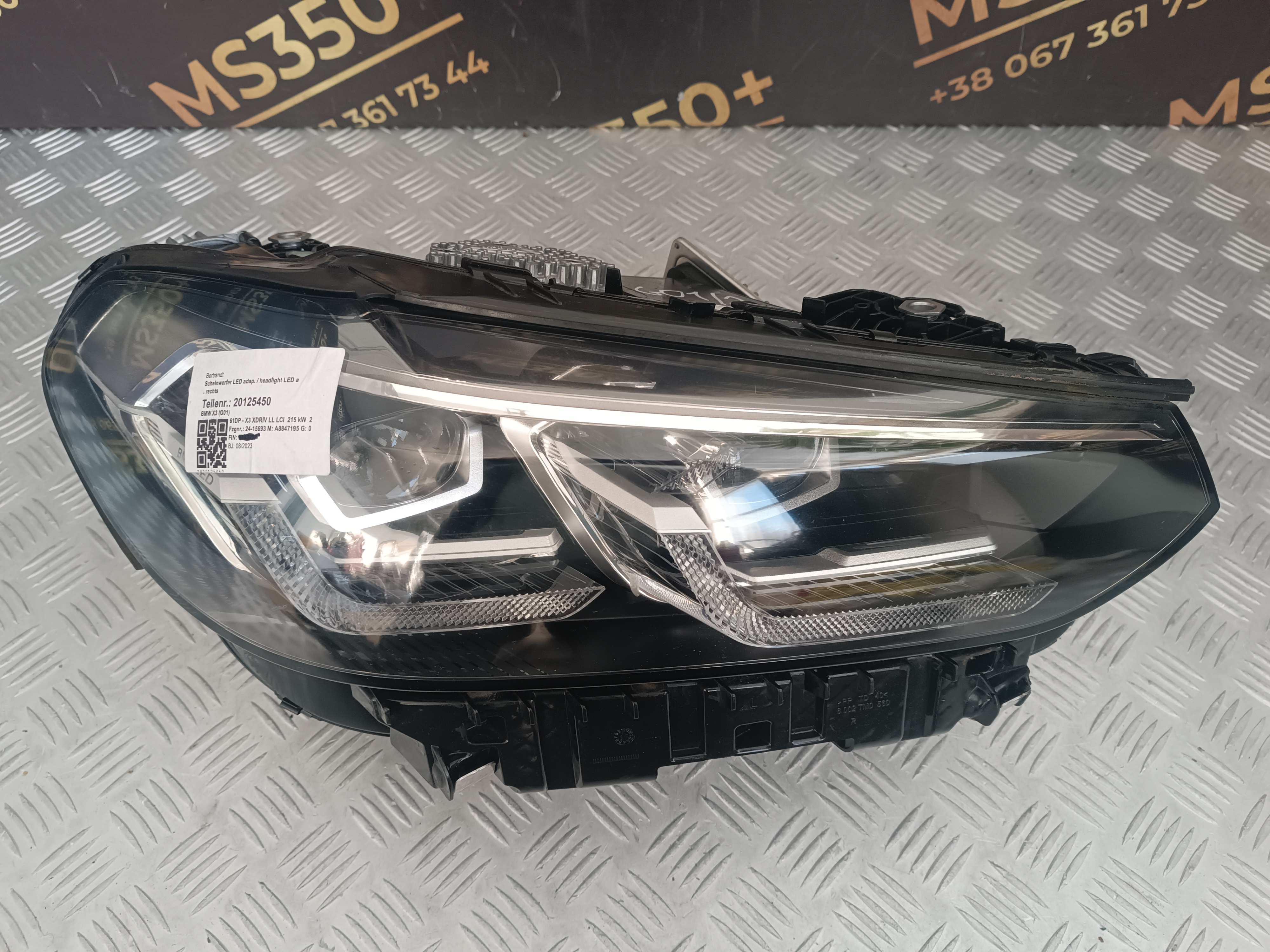 Б/у Фара передня права BMW X3 G01 - 1