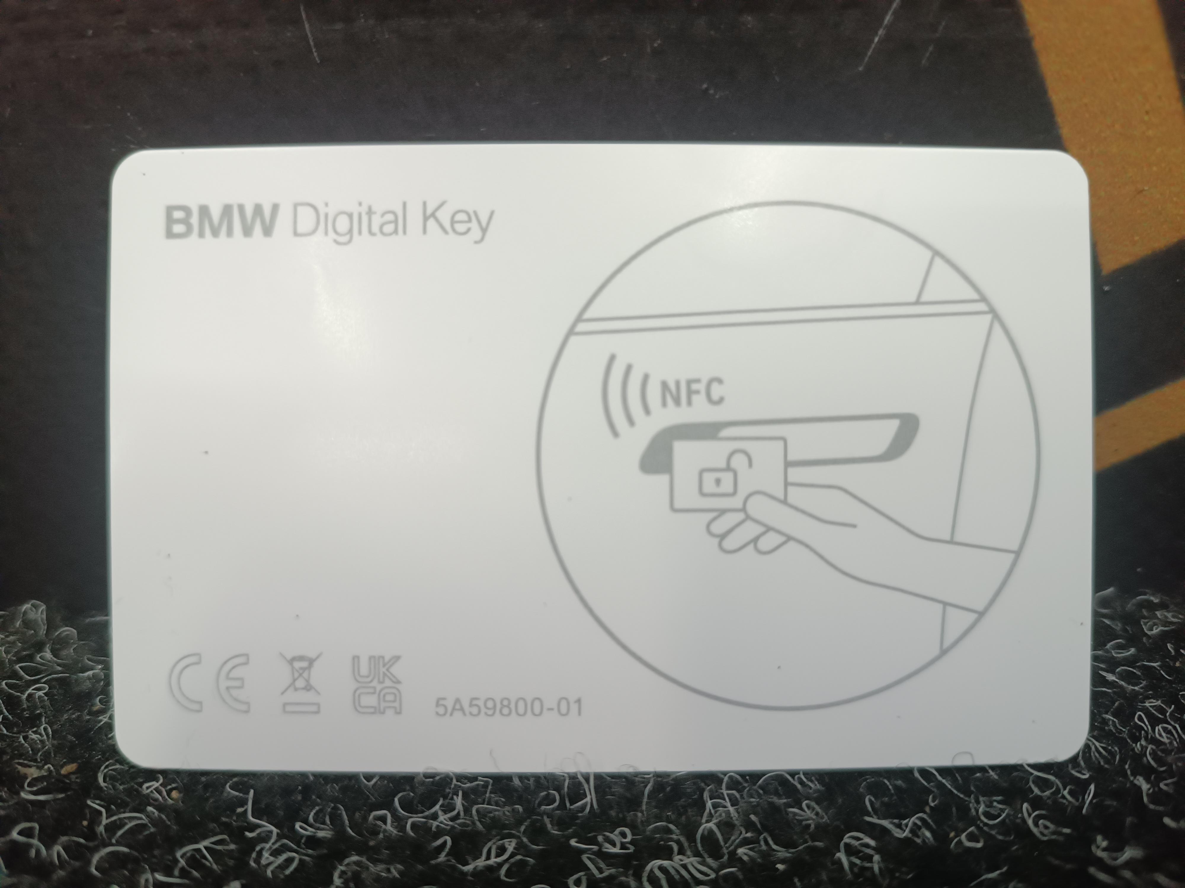 Б/в Ключ карта (Digital Key) BMW X3 G01 - 1