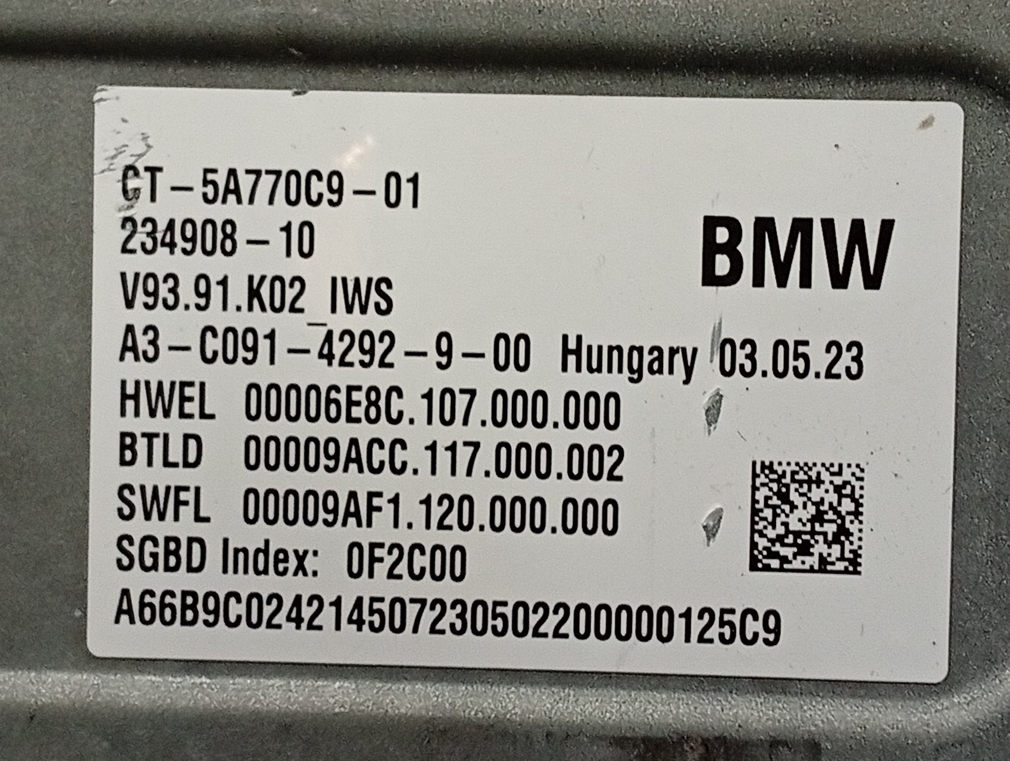 Б/у Блок керування Power Control Unit PCU BMW XM G09 - 1