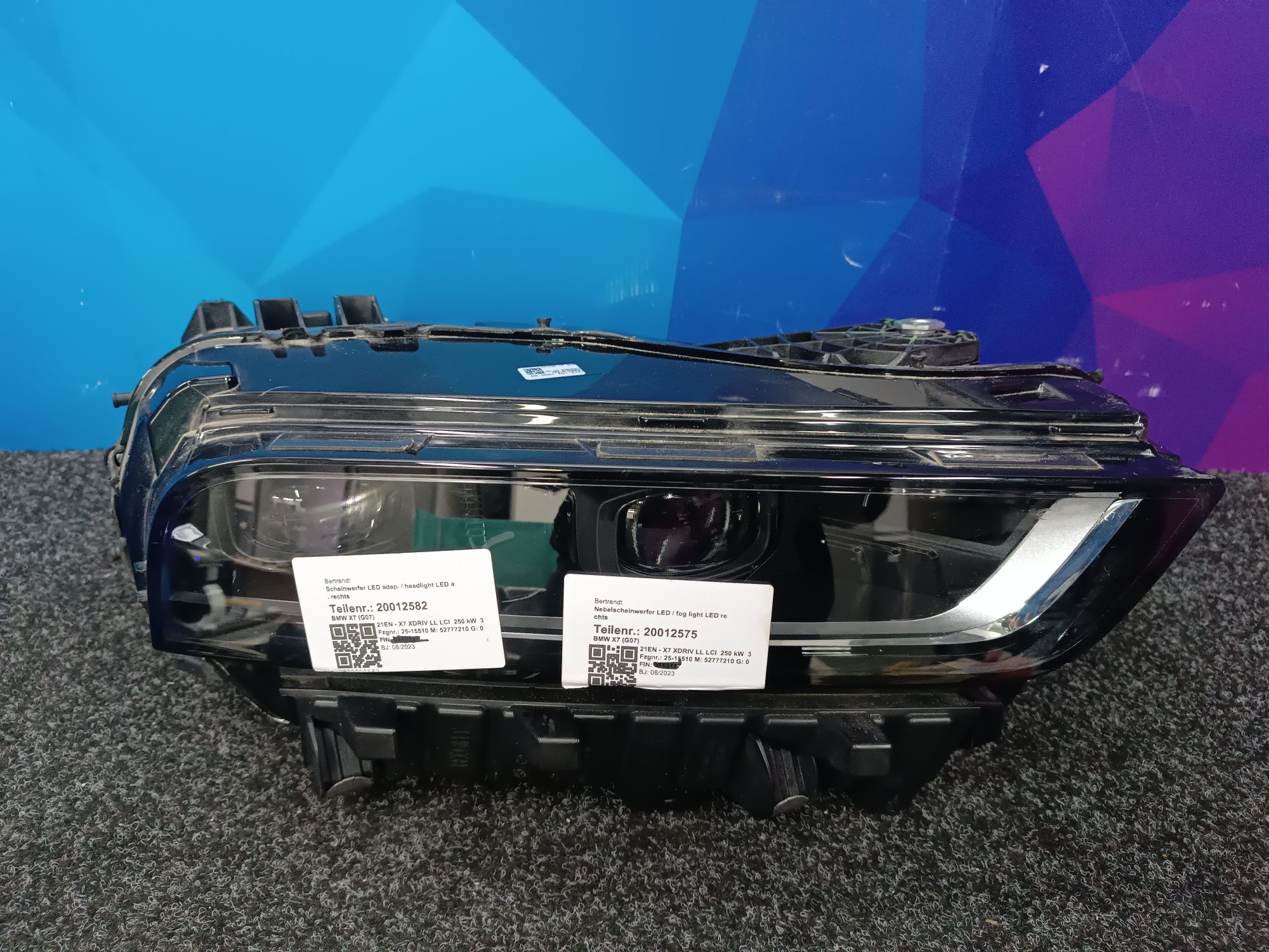 Б/у Фара передня права BMW X7 G07 - 1