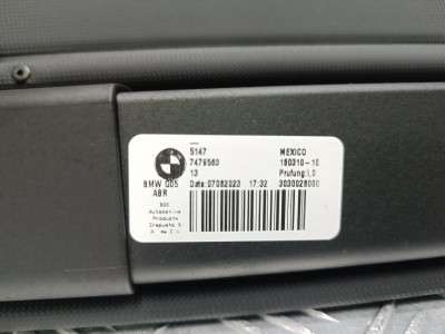 Б/у Шторка (полиця) багажника BMW X5 G05