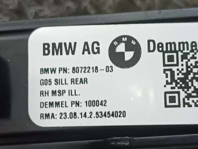 Б/у Накладка декоративна на поріг комплект BMW X5 G05
