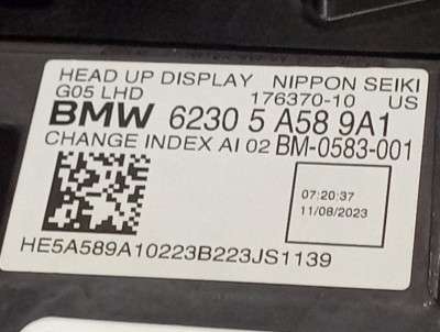 Б/у Проекція на лобове BMW X5 G05