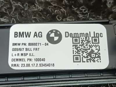 Б/у Накладка декоративна на поріг комплект BMW X7 G07