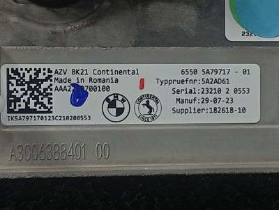 Б/у Дисплей багатофункціональний BMW XM G09