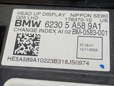 Б/у Проекція на лобове BMW X7 G07