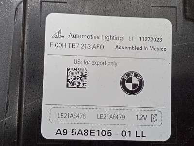 Б/у Фара передня ліва BMW X5 G05