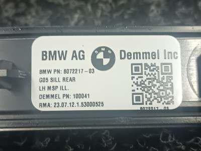 Б/у Накладка декоративна на поріг задня ліва BMW X5 G05