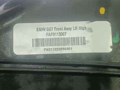 Б/у Пневмоподушка передня ліва BMW X7 G07