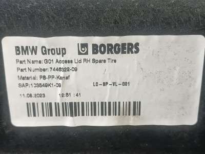 Б/у Обшивка багажника BMW X3 G01
