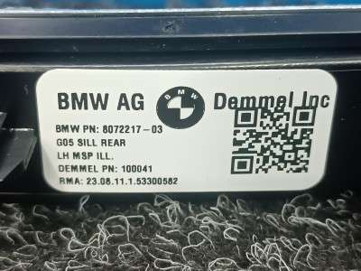 Б/у Накладка декоративна на поріг ліва BMW X5 G05