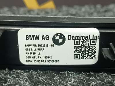 Б/у Накладка декоративна на поріг задня права BMW X5 G05