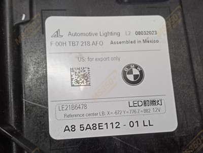 Б/в Фара передняя правая BMW X6 G06