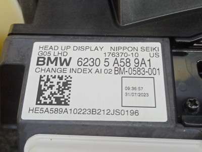 Б/у Проекція на лобове BMW X7 G07