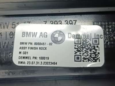 Б/у Накладка декоративна на поріг передня права BMW X4 G02
