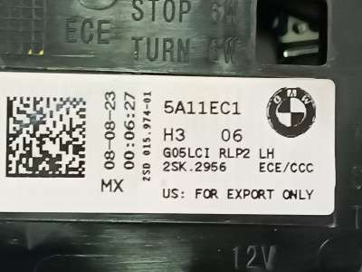 Б/у Задній ліхтар комплект BMW X5M F95