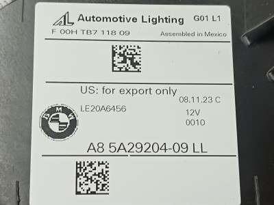 Б/у Фара передня права BMW X3 G01