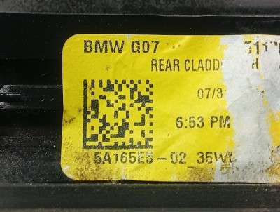 Б/у Накладка декоративна (молдинг) задніх правих дверей BMW X7 G07