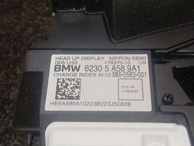 Б/у Проекція на лобове BMW X5 G05