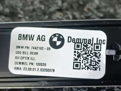 Б/у Накладка декоративна на поріг задня права BMW X5 G05