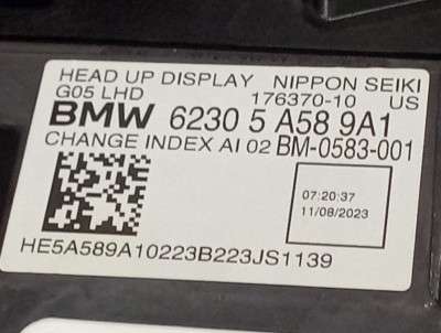 Б/у Проекція на лобове BMW X5 G05