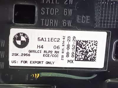 Б/у Задній ліхтар комплект BMW X5 G05