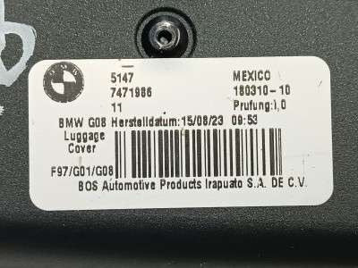 Б/у Шторка (полиця) багажника BMW X3 G01