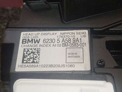 Б/у Проекція на лобове BMW X5M F95