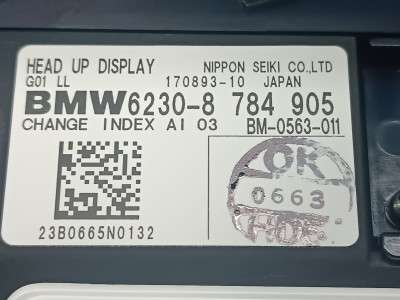 Б/у Проекція на лобове BMW X3 G01