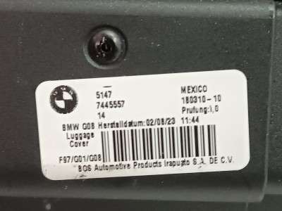 Б/у Шторка (полиця) багажника BMW X3 G01
