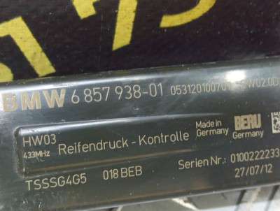 Б/у Датчик тиску в шині BMW 5 F10