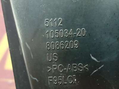 Б/у Кронштейн (кріплення) заднього бампера лівий BMW X5M F95