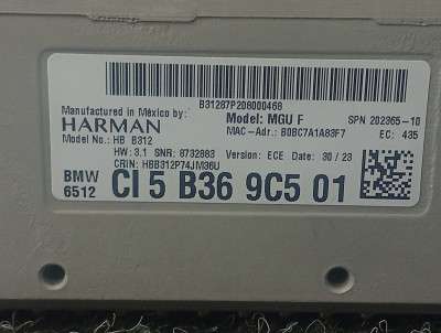 Б/у Блок навигації BMW X3 G01
