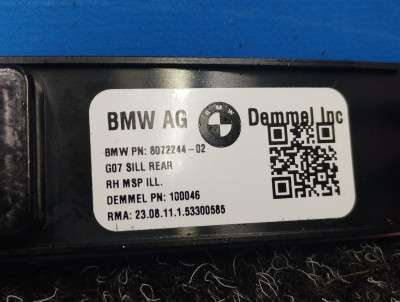 Б/у Накладка декоративна на поріг права BMW XM G09