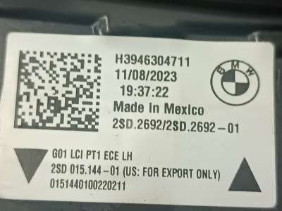 Б/у Ліхтар задній лівий BMW X3 G01