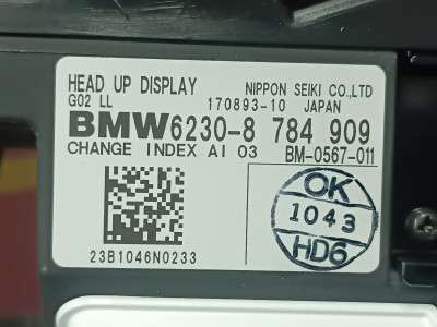 Б/у Проекція на лобове BMW X4 G02