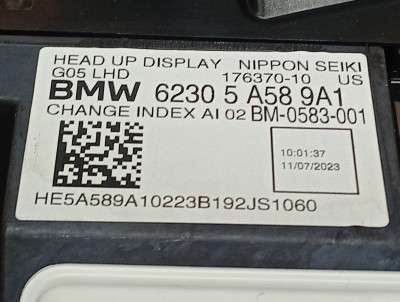 Б/у Проекція на лобове BMW X7 G07