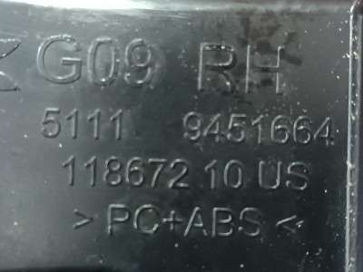 Б/у Кронштейн (кріплення) переднього бампера правий BMW XM G09