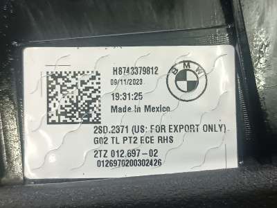 Б/у Ліхтар задній правий BMW X4 G02