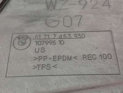 Б/у Локер переднього правого підкрилка BMW X7 G07 - 4