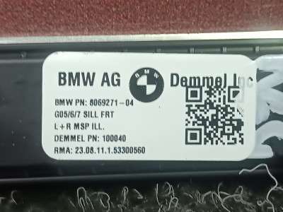 Б/у Накладка декоративна на поріг комплект BMW X6 G06