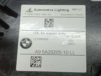 Б/у Фара передня ліва BMW X4 G02