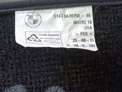 Б/у Килимок салонний BMW XM G09