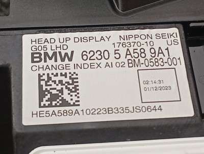 Б/у Проекція на лобове BMW X7 G07