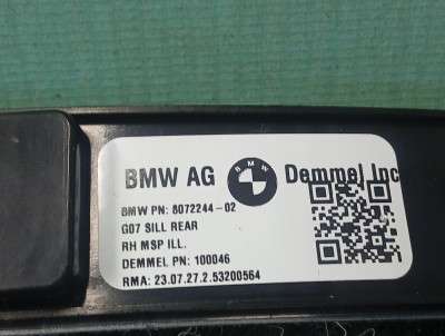 Б/у Накладка декоративна на поріг права BMW X7 G07
