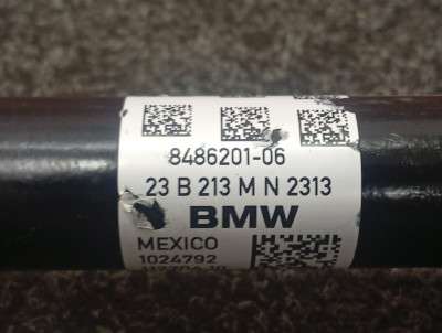 Б/у Піввісь передня ліва (привідний вал шрус) BMW X5M F95