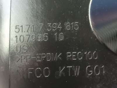 Б/у Підкрилок (захист крила) передній лівий BMW X4 G02