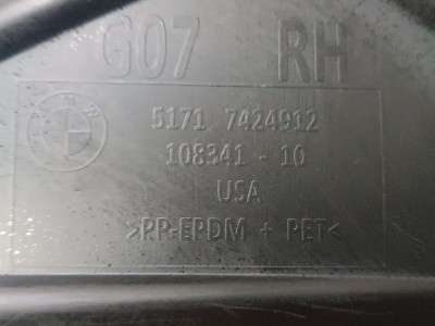 Б/у Підкрилок (захист крила) передній правий BMW X7 G07